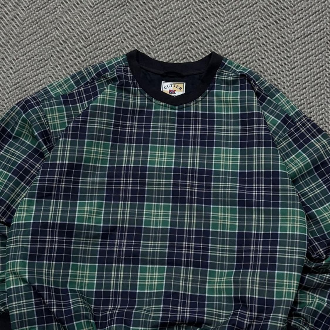 커터앤벅 체크 패턴 웜업 v2607 상품이미지3