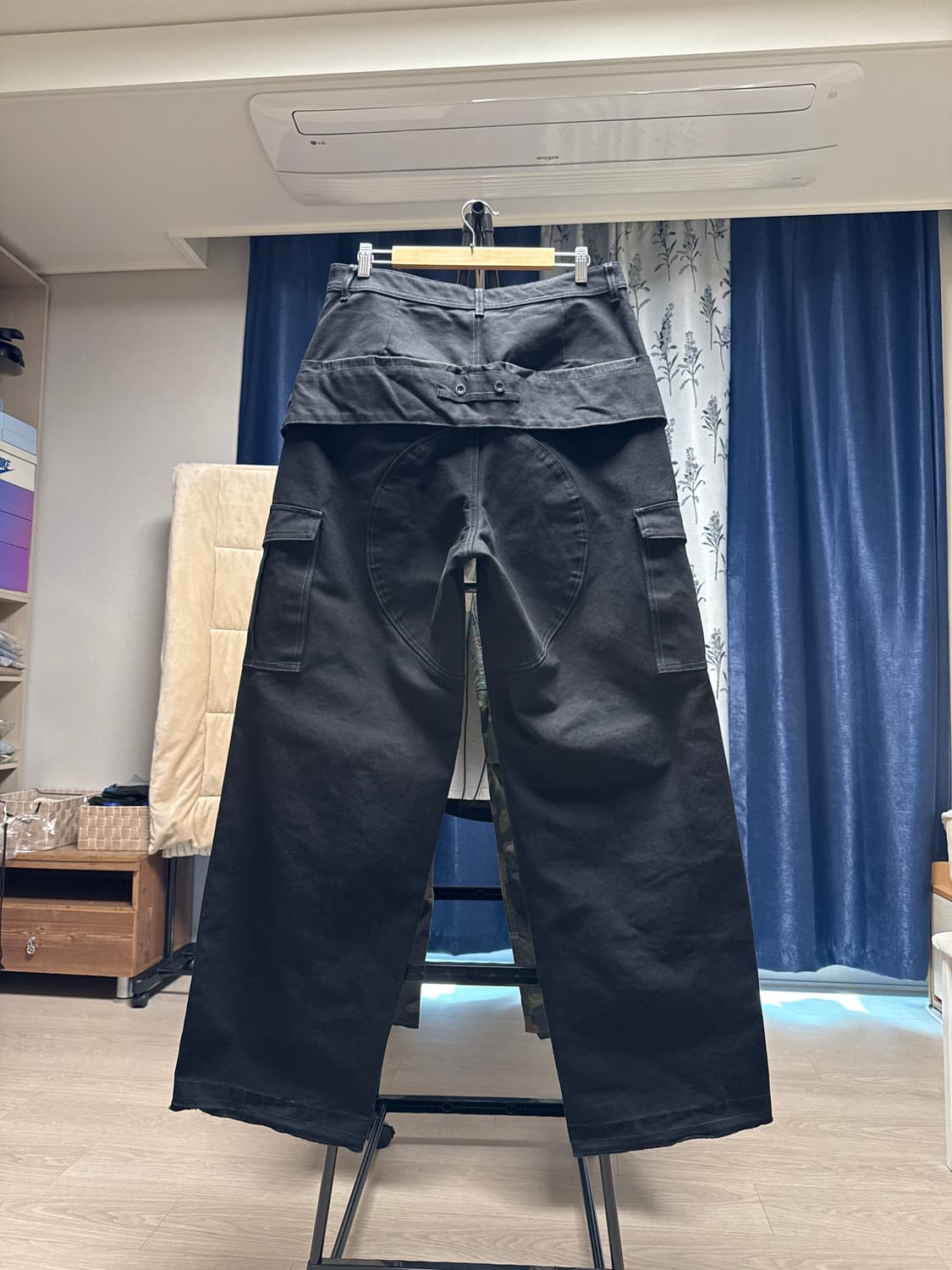 앤더슨벨 초회판 더블 웨이스트 워크 와이드 레그 진 34 상품이미지10