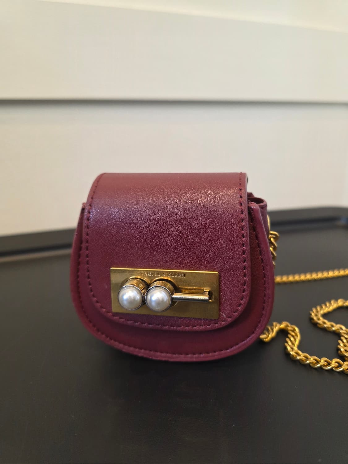 카밀라 앤  코랄리 미니 미니 체인백 버건디 상품이미지1