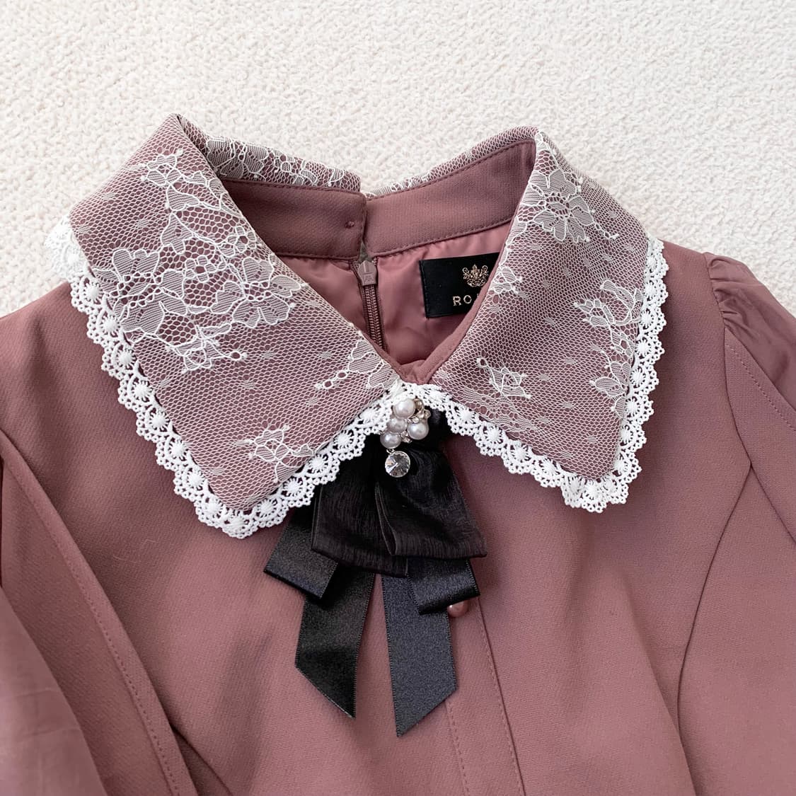 Rojita 로지타 로즈브라운 엔틱풍 공주 원피스 상품이미지2