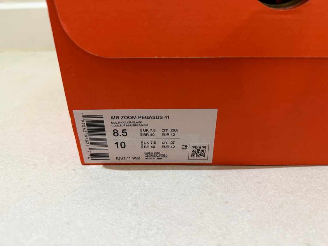 나이키 페가수스 41 멀티컬러 라이트 스모크 그레이 265 새상품 상품이미지4