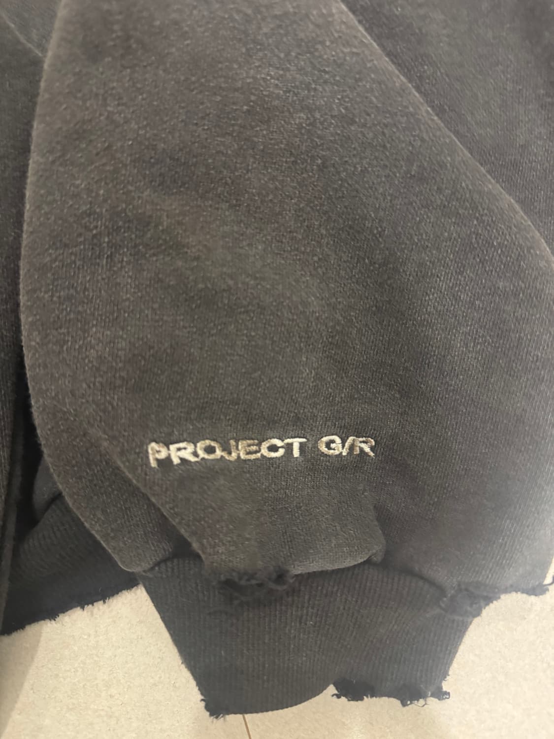 프로젝트 gr 메탈릭 로고 후드 2 상품이미지2