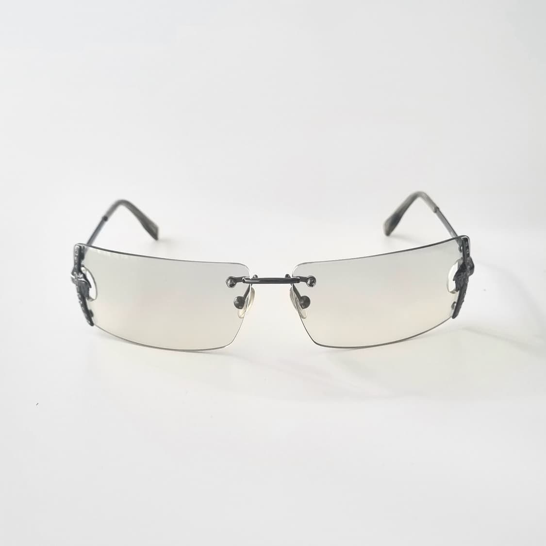 데드스탁 베르사체 빈티지 메두사 큐빅 무테 선글라스 상품이미지2