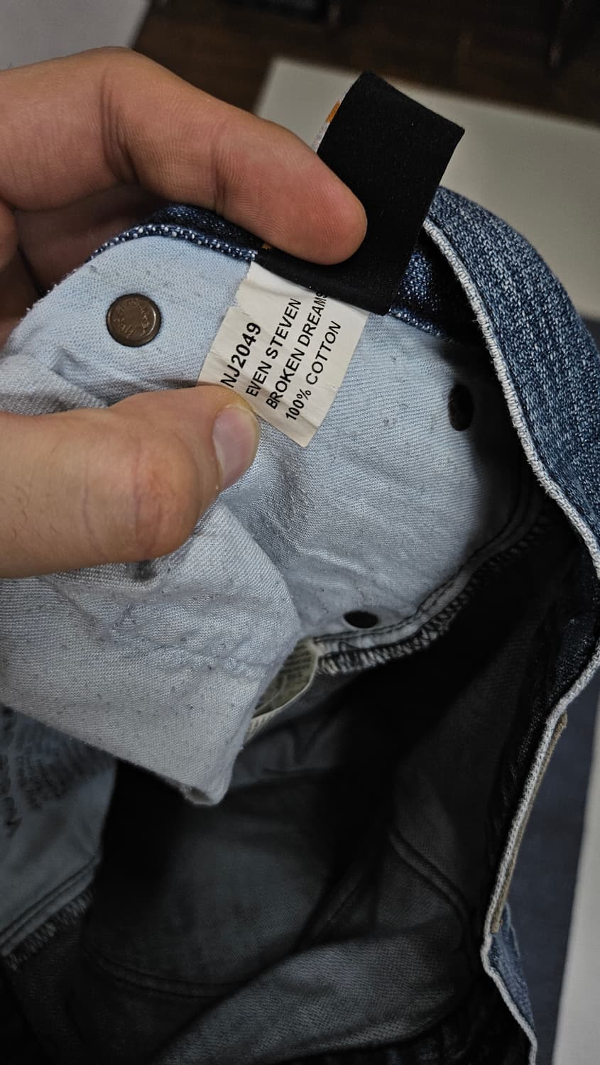 누디진 빈티지 워싱 데님 팬츠 W30 L33(급처) 상품이미지6