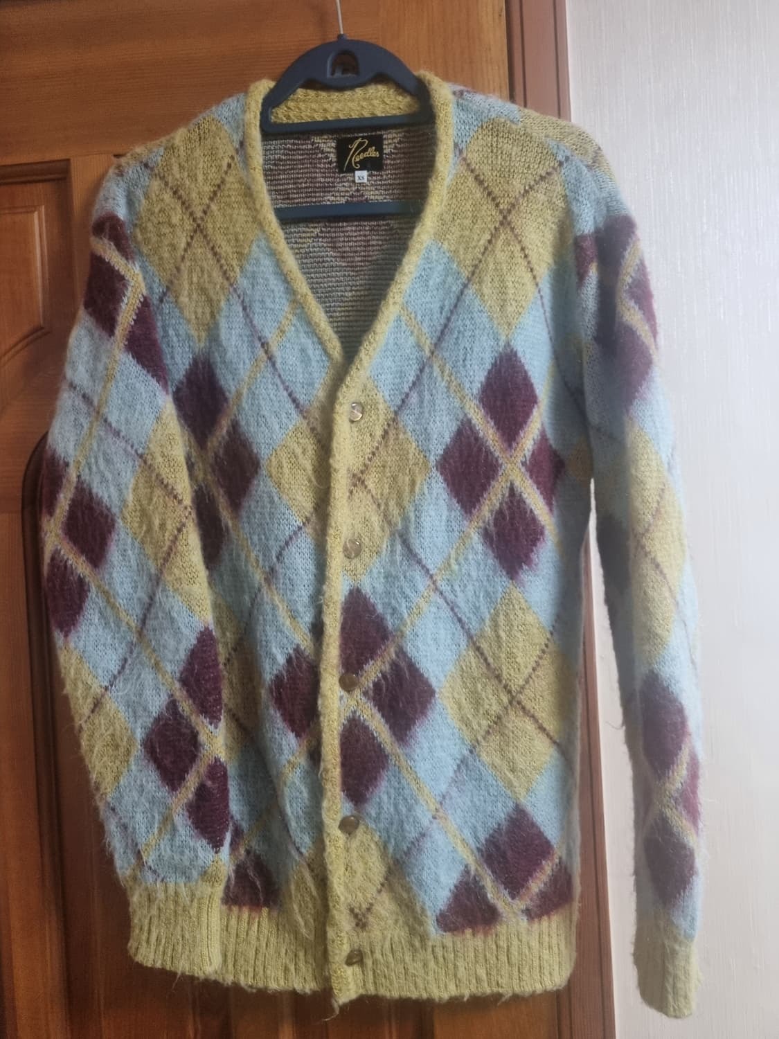 23일까지할인) 니들스 아가일 가디건 상품이미지1