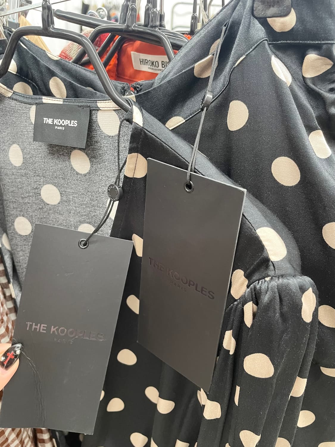 더쿠플스 실크 디테일 도트 셋업 상품이미지6