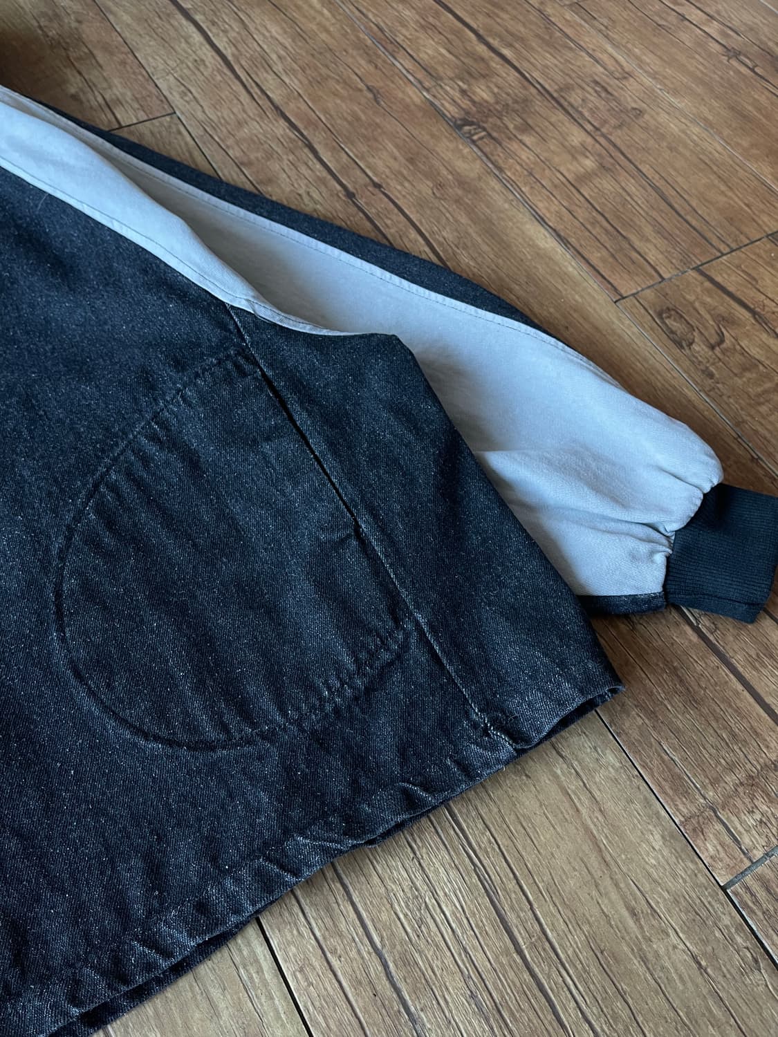 Denim Pullover Hood T-Shirt 상품이미지4