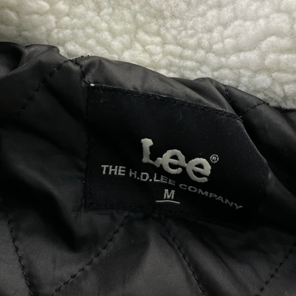 100 LEE 보아 카라 울 블루종 자켓 상품이미지3