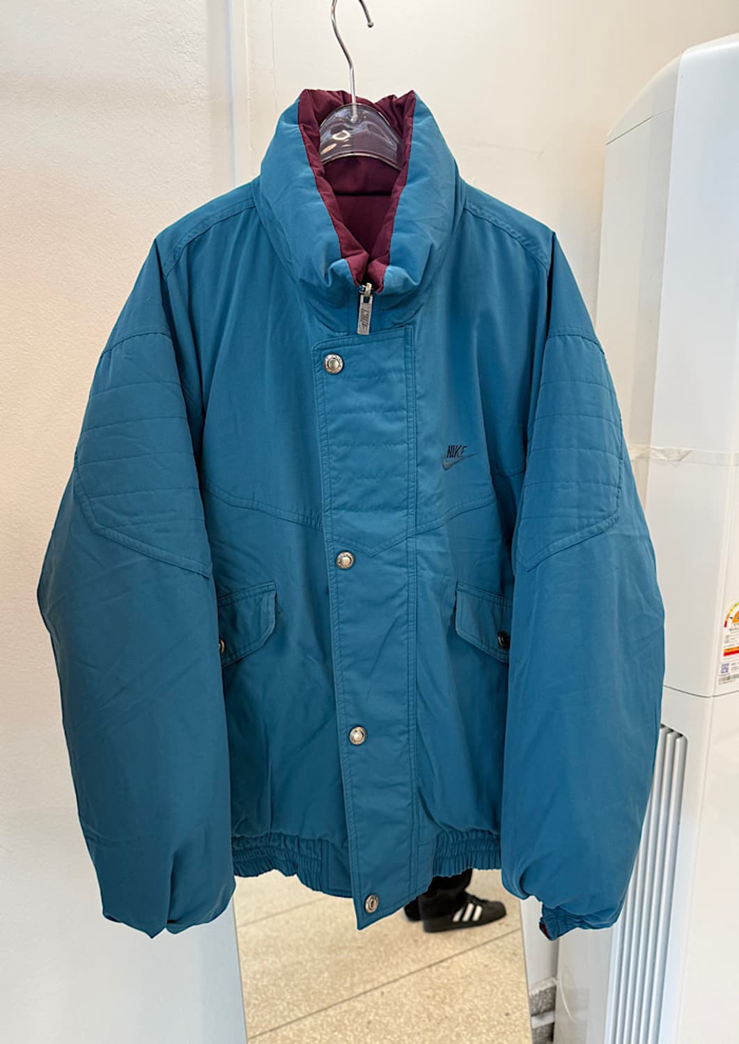 90s 빈티지 나이키 양면 패딩 삼나스포츠  상품이미지2