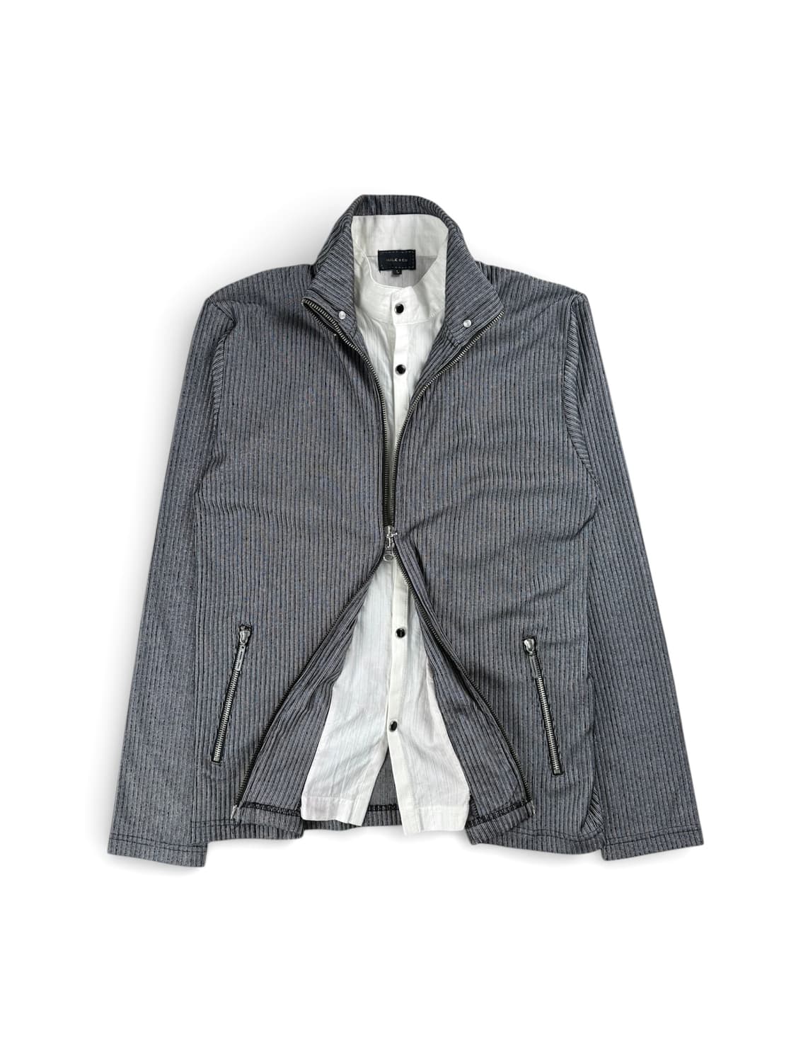 Male & Co 레이어드 투웨이 집업 자켓 상품이미지1