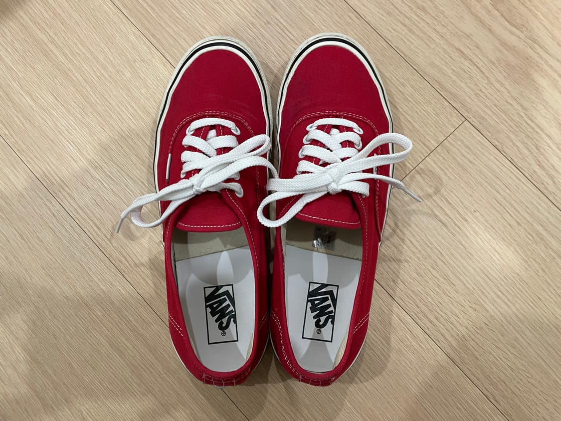 반스 어센틱 44dx 애너하임팩토리 레드 290 상품이미지5