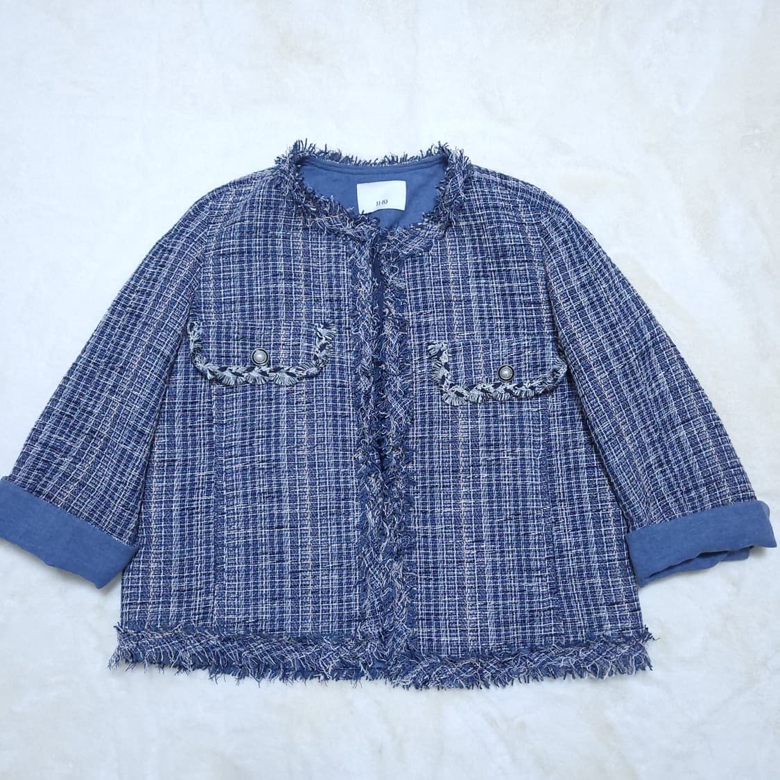 줄로그 여성 트위드자켓 M 0302 뽀샤샤 상품이미지1