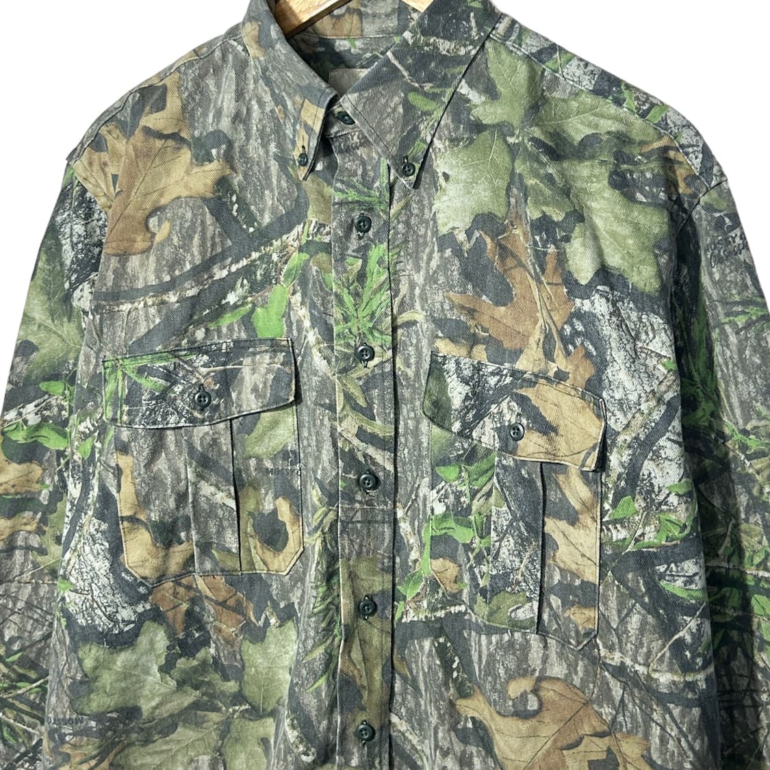 No trace 아메리칸 빈티지 카모 셔츠 자켓 L N 상품이미지6