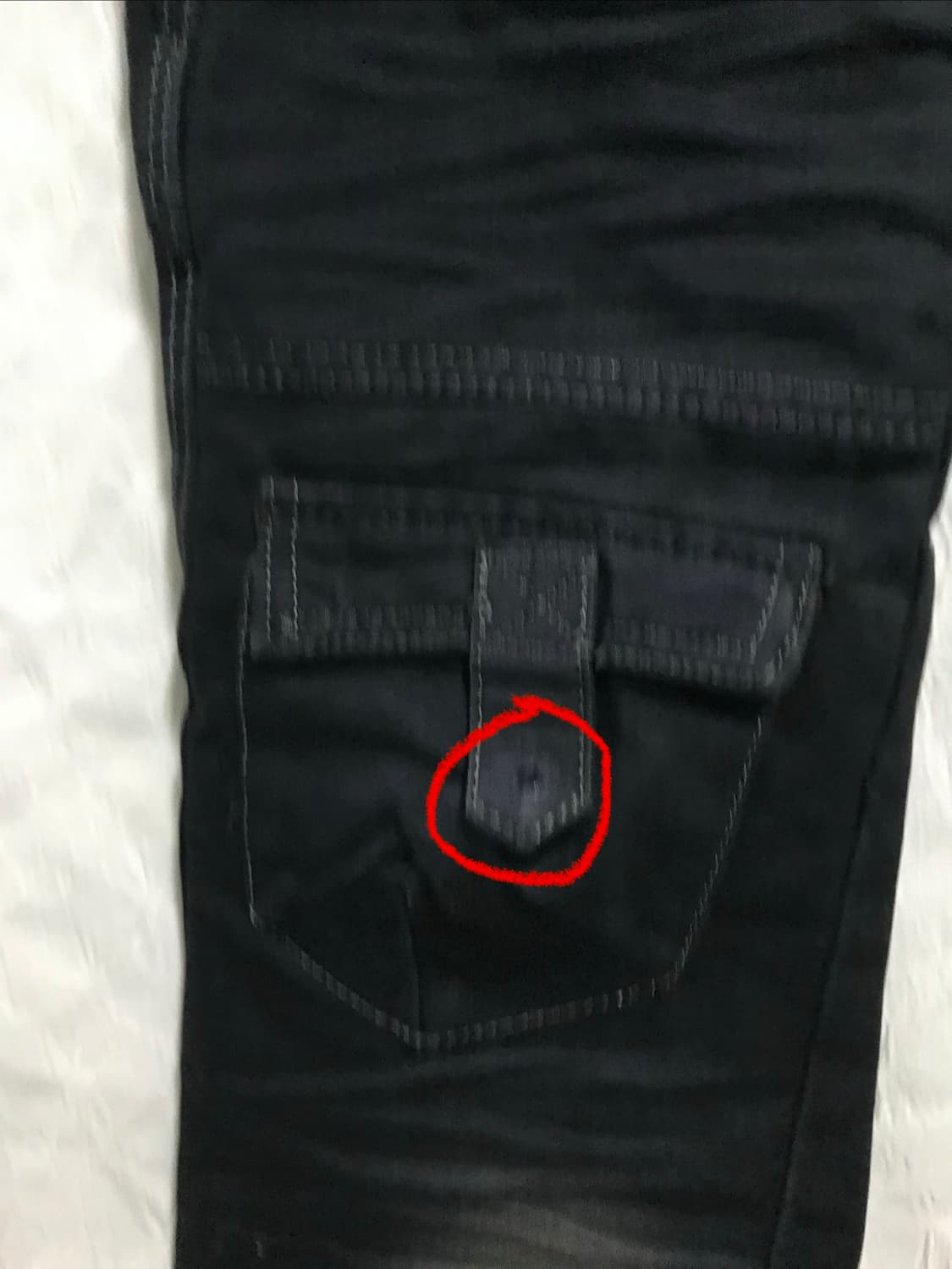 빈티지 y2k 펑크 아일렛 스터드 워싱 카고 팬츠 상품이미지9