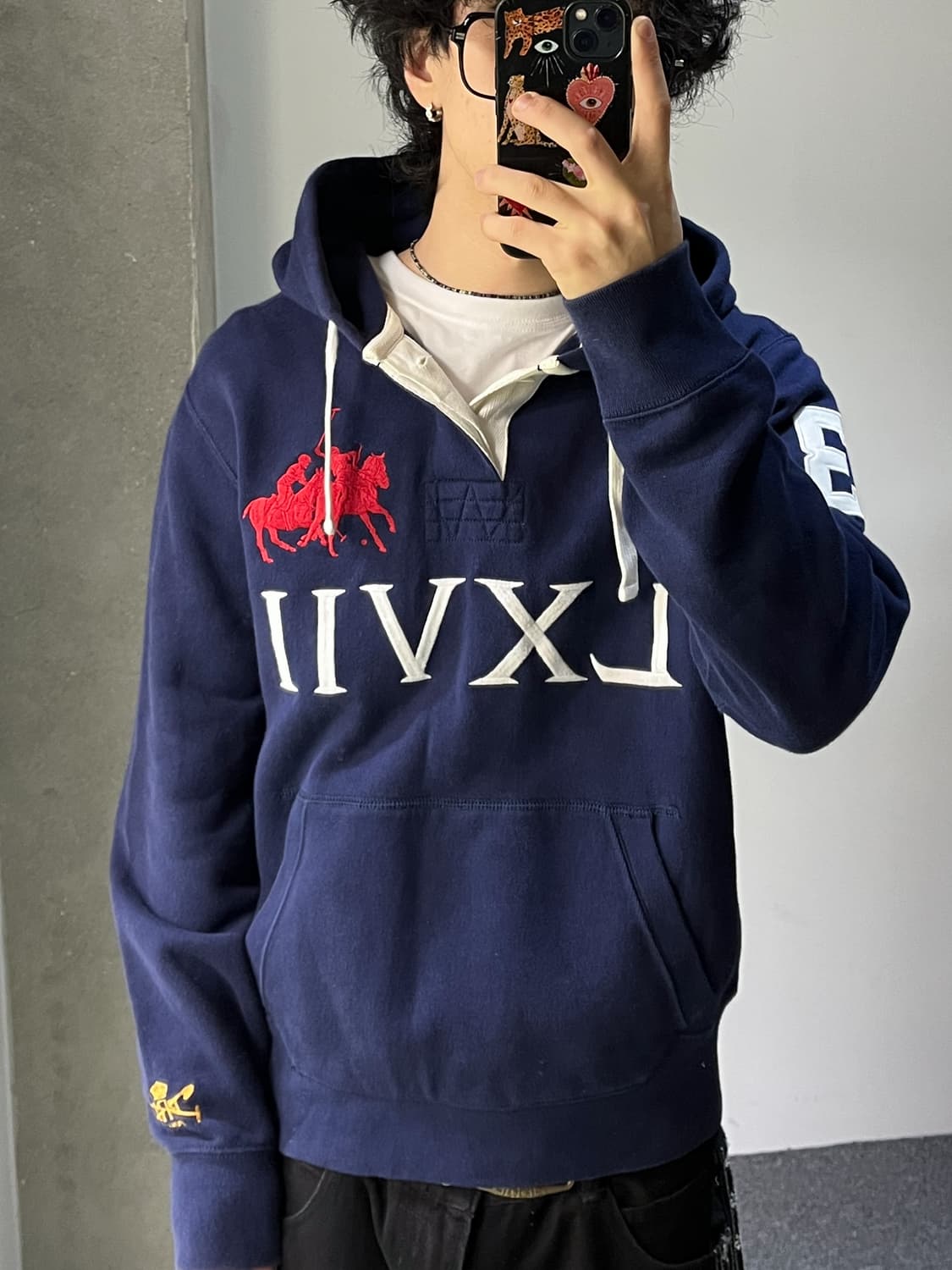 폴로 랄프 로렌 빅 포니 럭비 후드티 상품이미지1