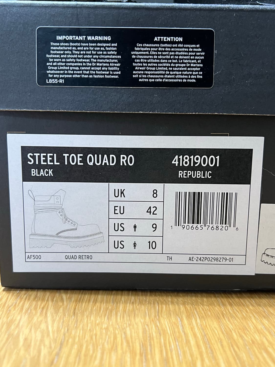 [270]릭오웬스 닥터마틴 쿼드 솔 스틸토  상품이미지3