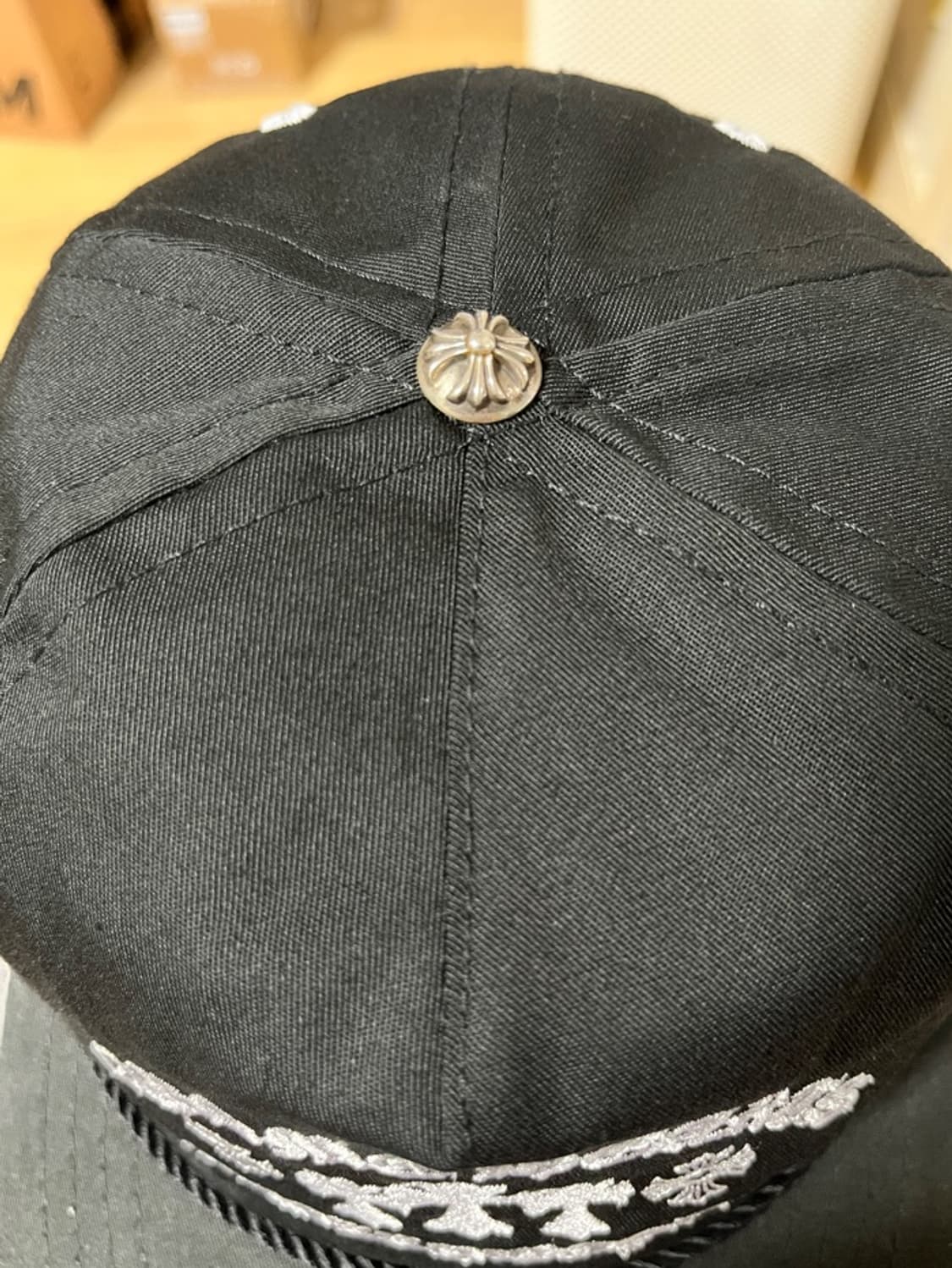 크롬하츠 가스스테이션 블랙 볼캡 상품이미지5