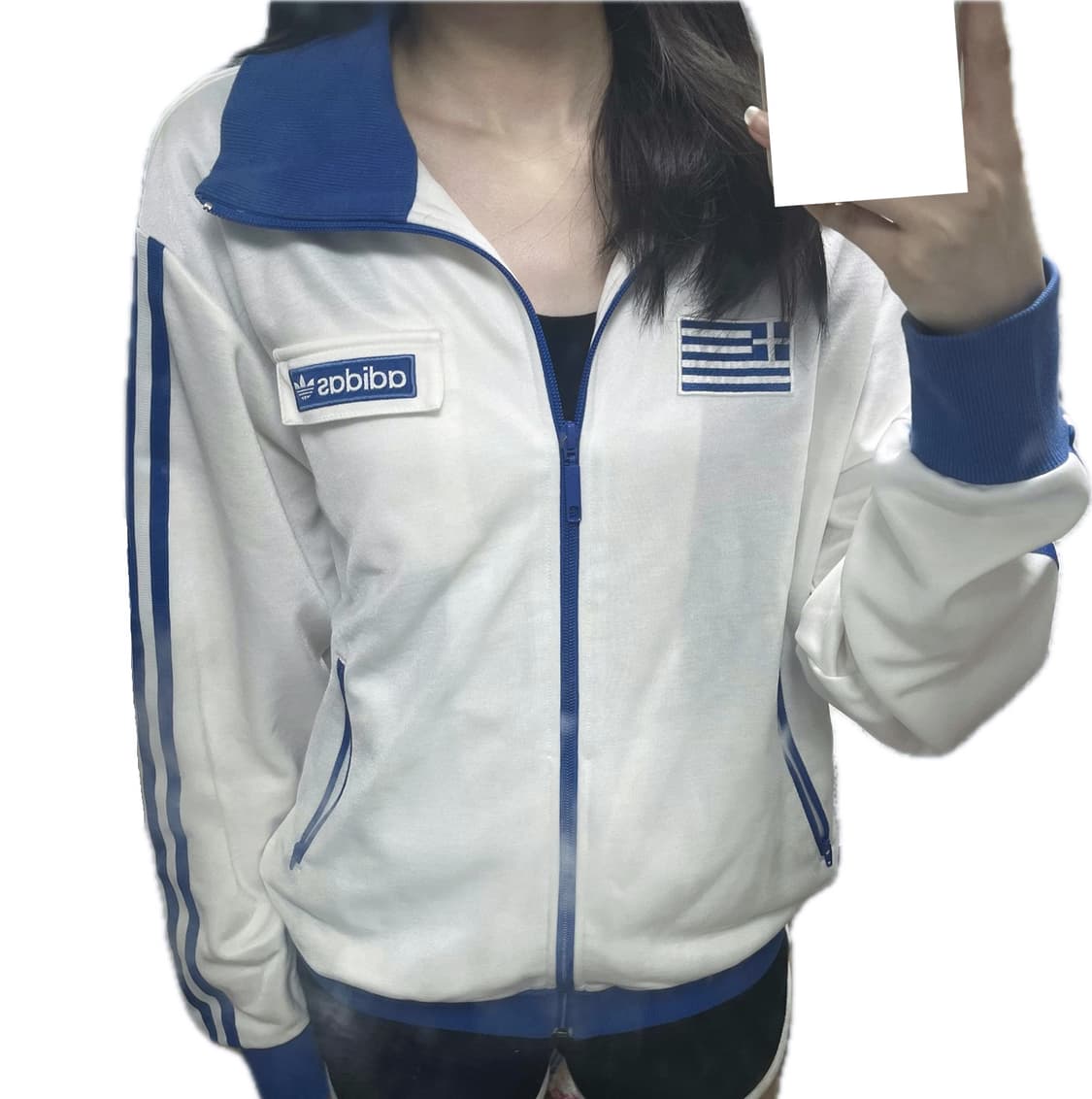아디다스 흰파 그리스 트랙탑 져지 상품이미지2