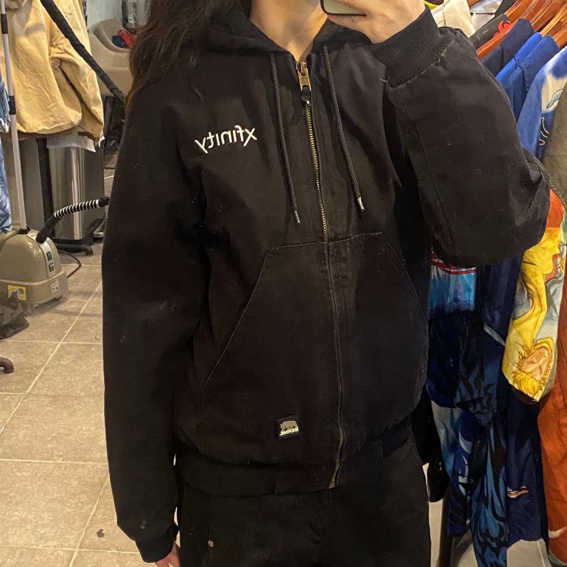 [NO.9] VTG 후드집업 블랙 상품이미지2