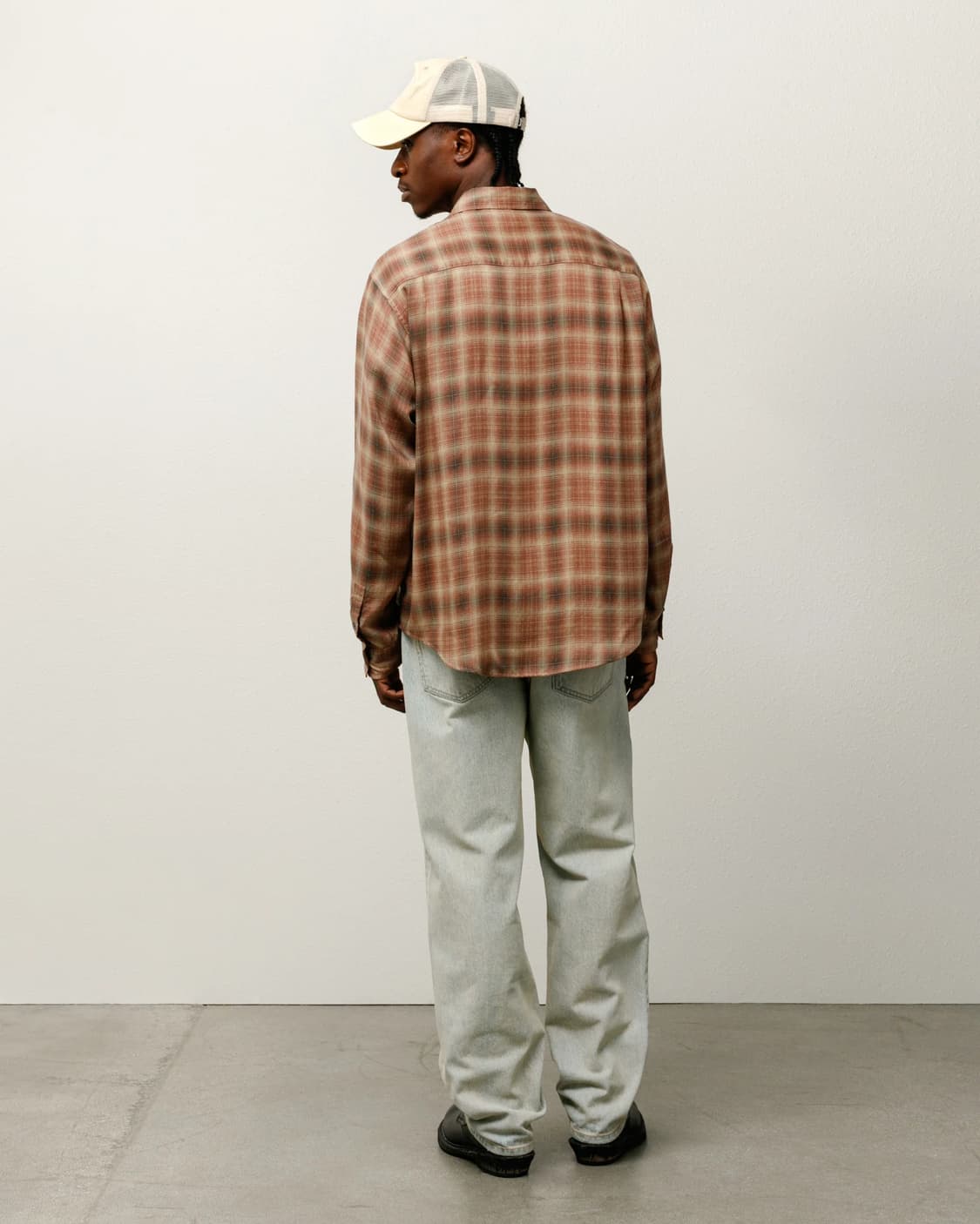 [L] 스투시 매튜 프린티드 셔츠 브릭 상품이미지5