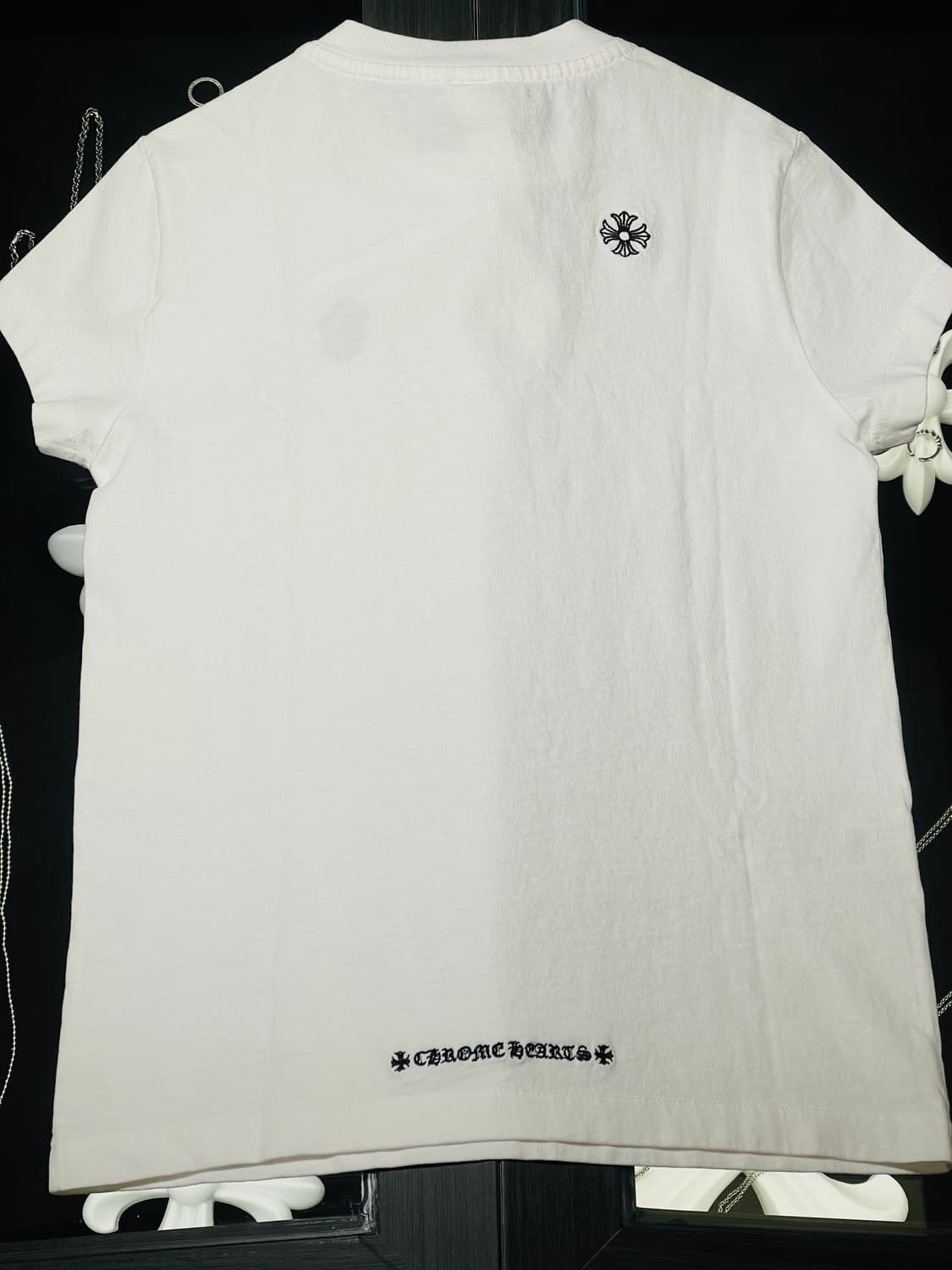 크롬하츠 바인대거&플러스 자수 반팔티 XS사이즈 상품이미지2