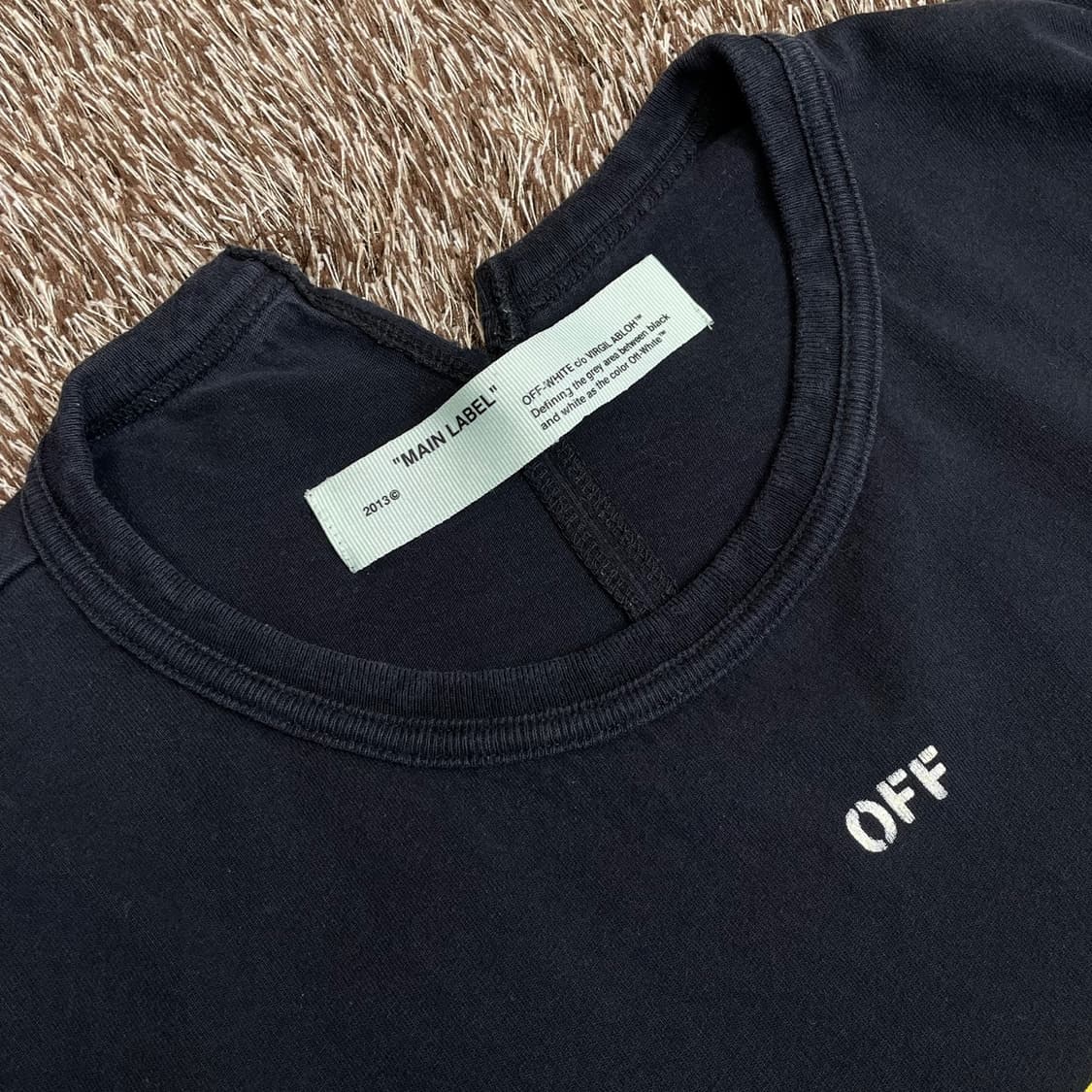 오프화이트 Off-White MOTO SPLICED 반팔 티셔츠 XL 상품이미지2