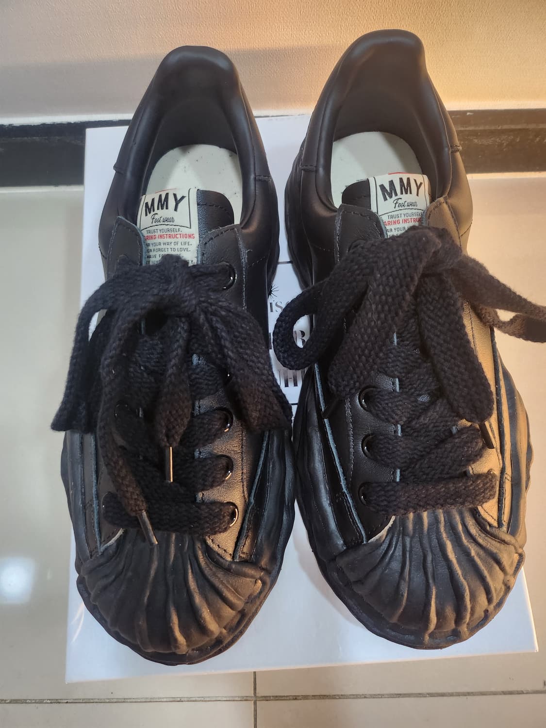 미하라 야스히로 블레이키 레더 올블랙42 상품이미지1