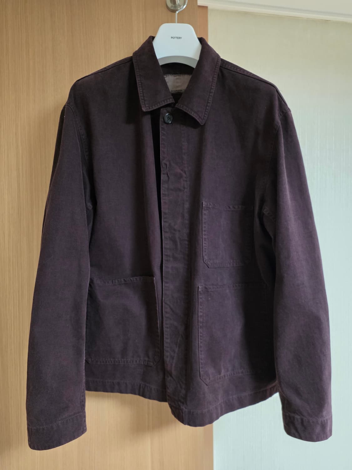 포터리 브러쉬드 워크자켓 플럼 4사이즈 상품이미지2