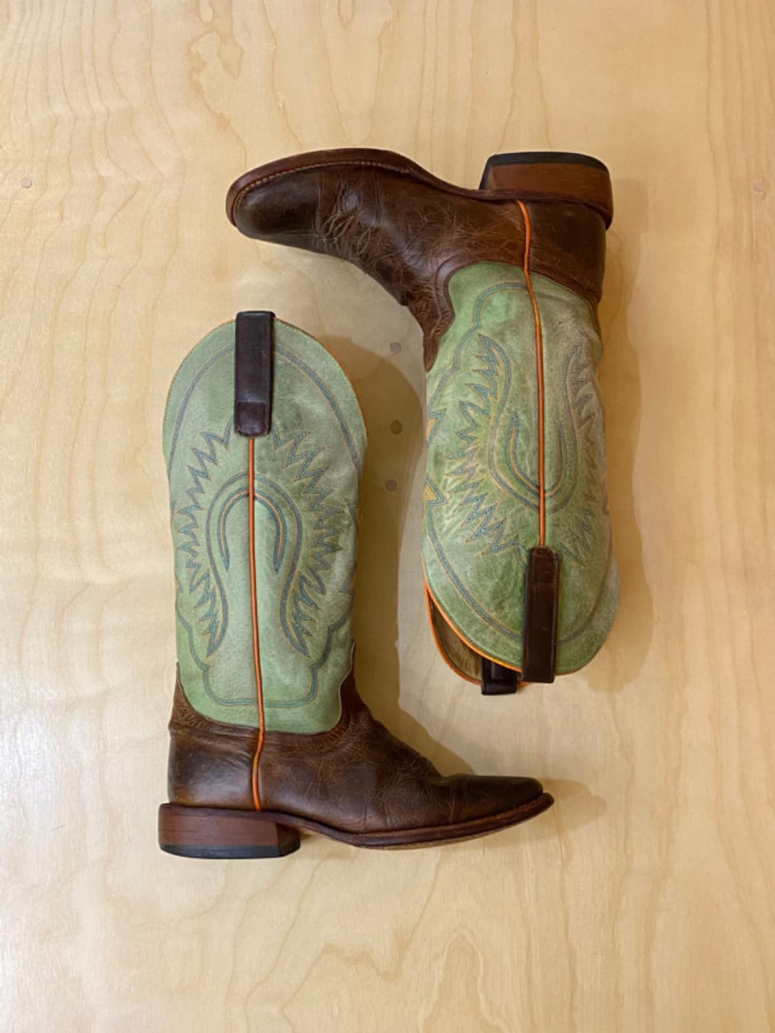 00s HP square toe western boots 스퀘어토 웨스턴 상품이미지2