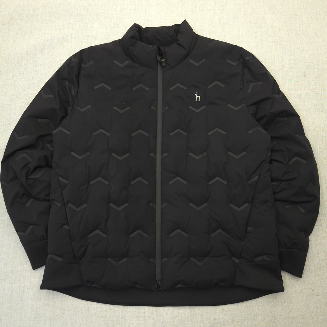 헤지스 블랙 경량 패딩 점퍼 상품이미지1