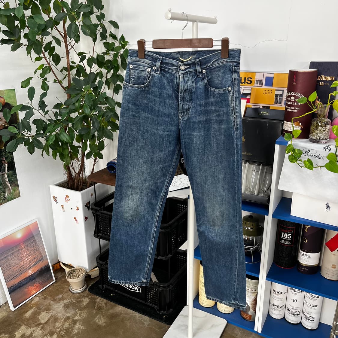 생로랑 셀비지 데님 팬츠 29 상품이미지1