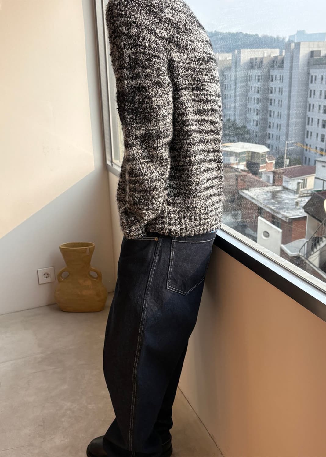 [XL] 선플라워 frederik contrast sweater 옐로우 상품이미지8