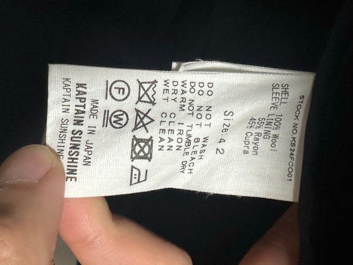 24fw 캡틴선샤인 트래블러 코트 42 상품이미지4