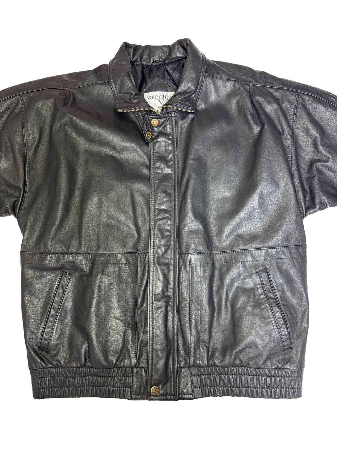 빈티지 90s 발렌티노 VALENTINO UOMO 레더 자켓 L 상품이미지2