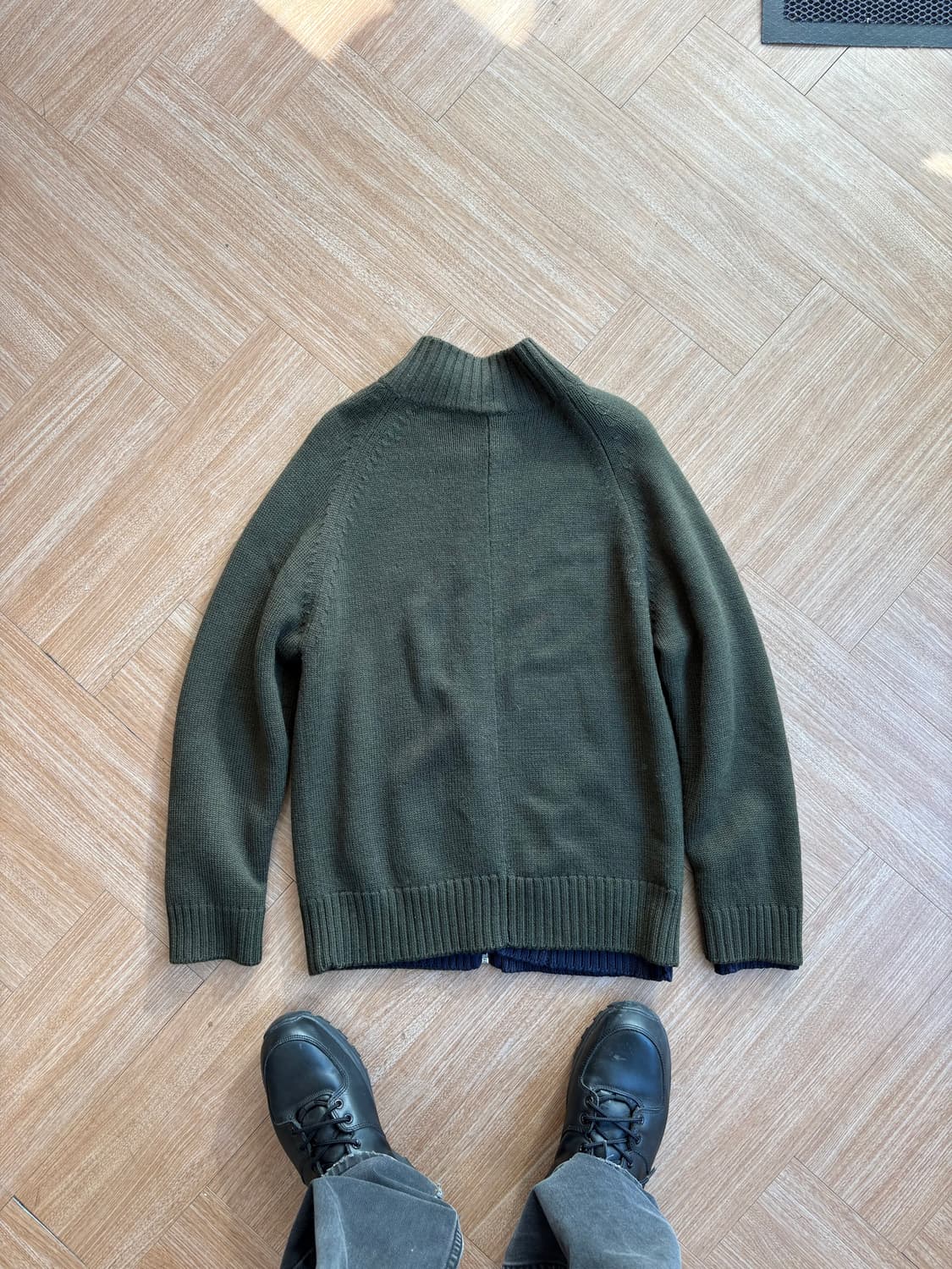 유나이티드애로우즈 블루라벨 리버시블 니트집업 상품이미지2