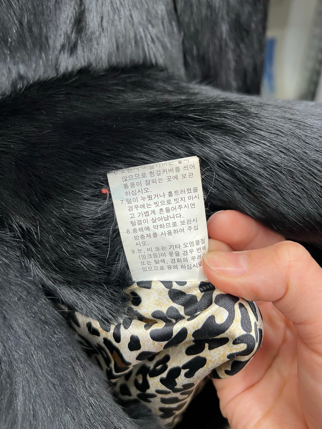 Eva Junie Real Rabbit Fur Jacket – Black 상품이미지5