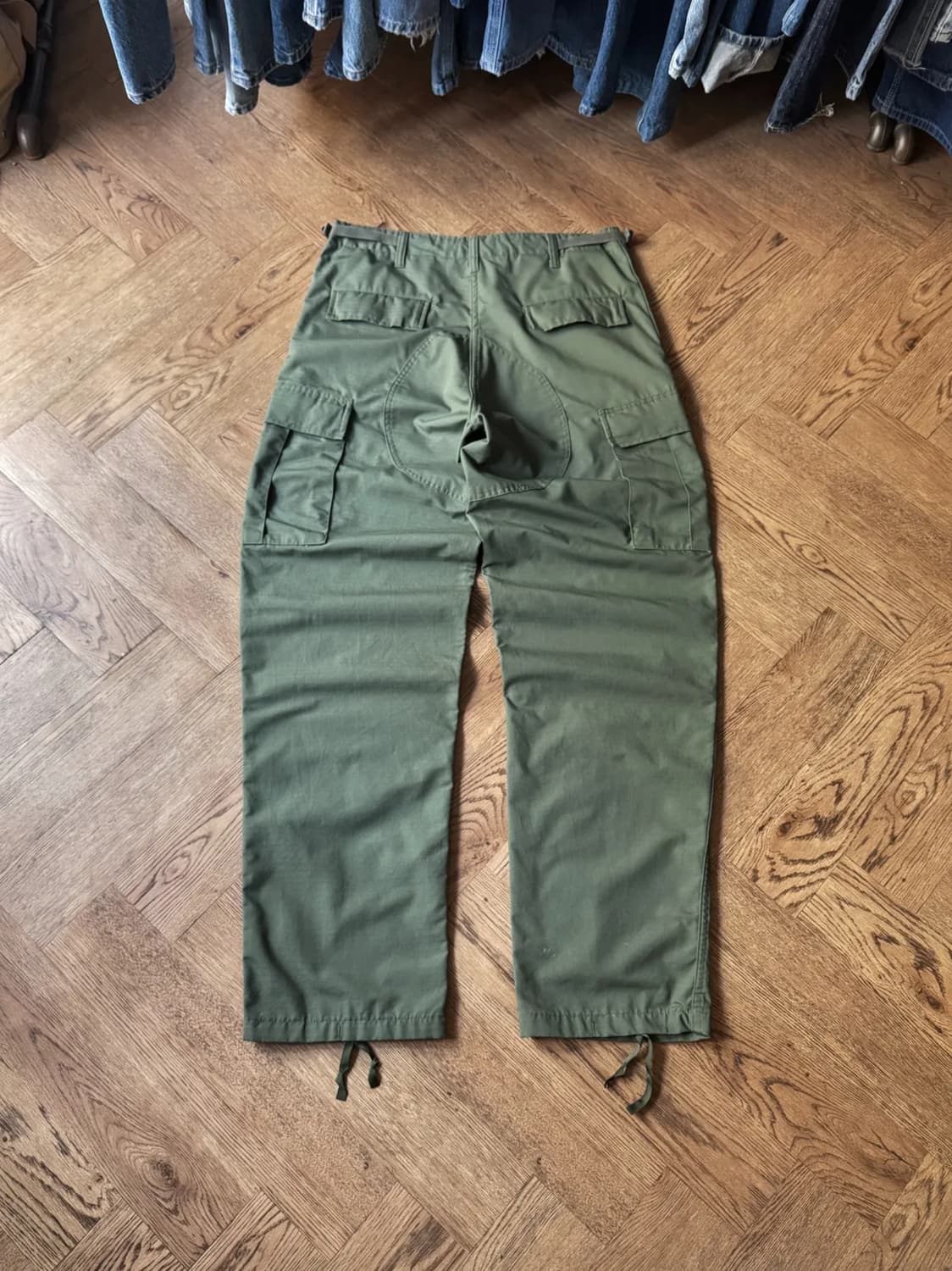 [34]오리지널 U.S ARMY 올리브그린 립스탑 BDU 필드 카고 팬츠 상품이미지1