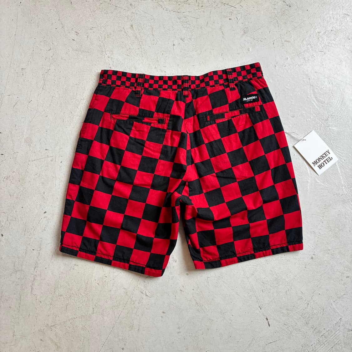 X-LARGE 빈티지 리버시블 체커 반바지 30 상품이미지3
