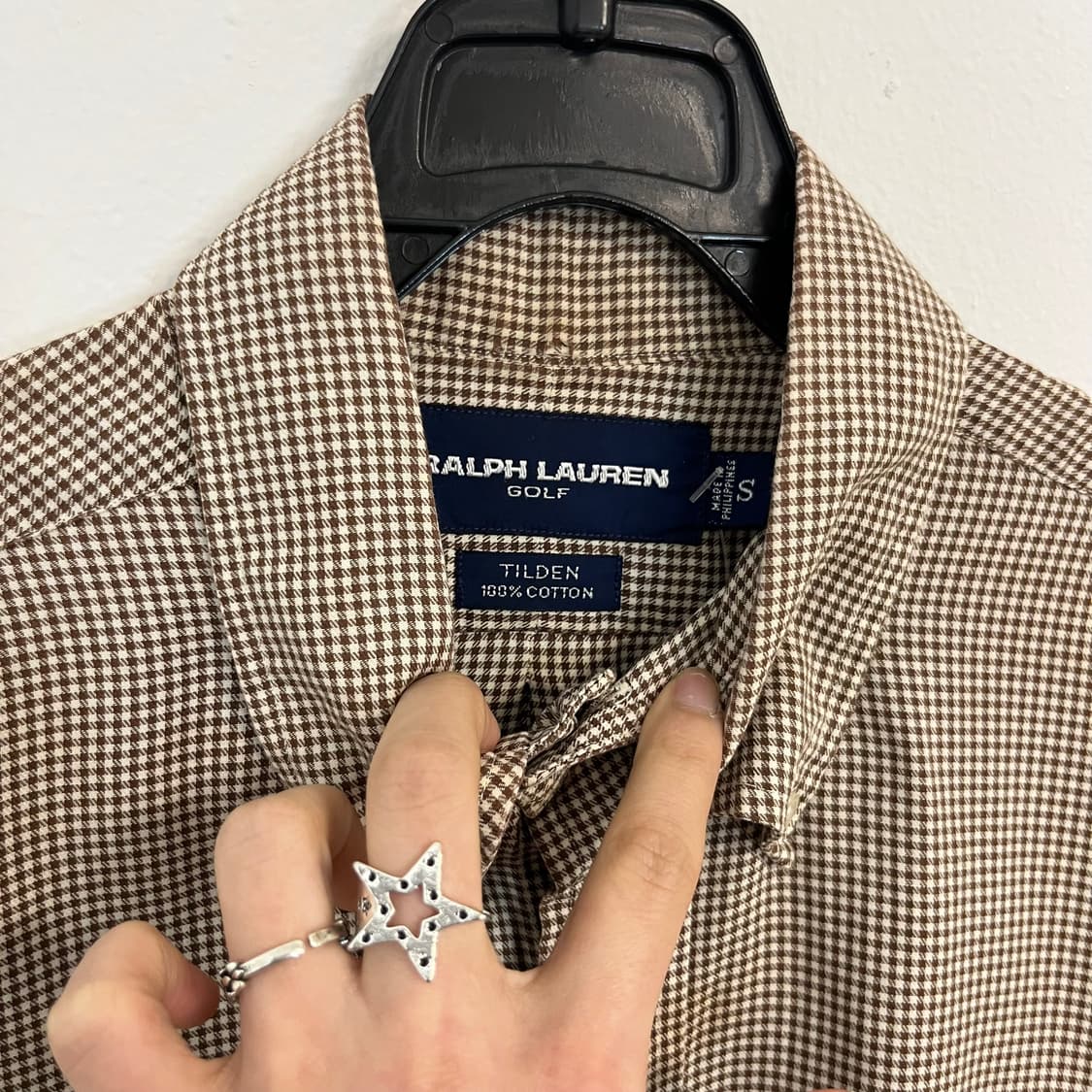 Polo brown check shirt 상품이미지7