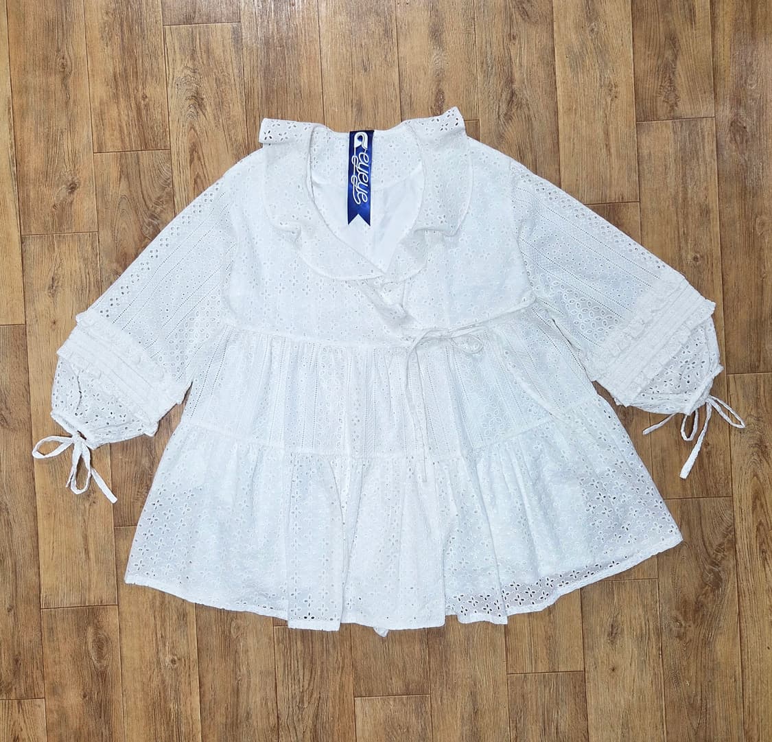 아이아이(EYEYE) 펀칭 아일렛 랩원피스 프리사이즈 상품이미지6