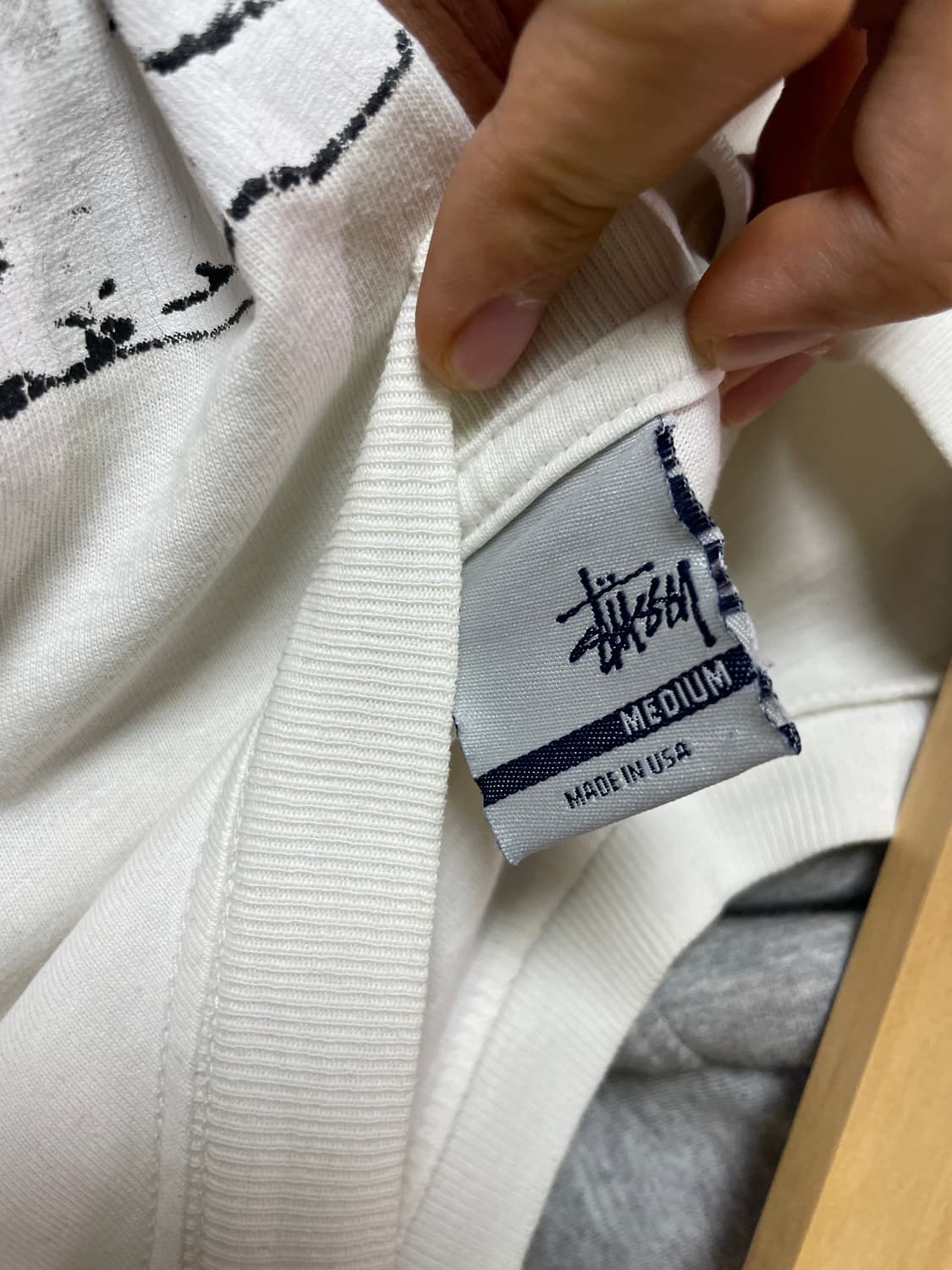 90’s old stussy 스컬 크레스트 티셔츠  상품이미지2