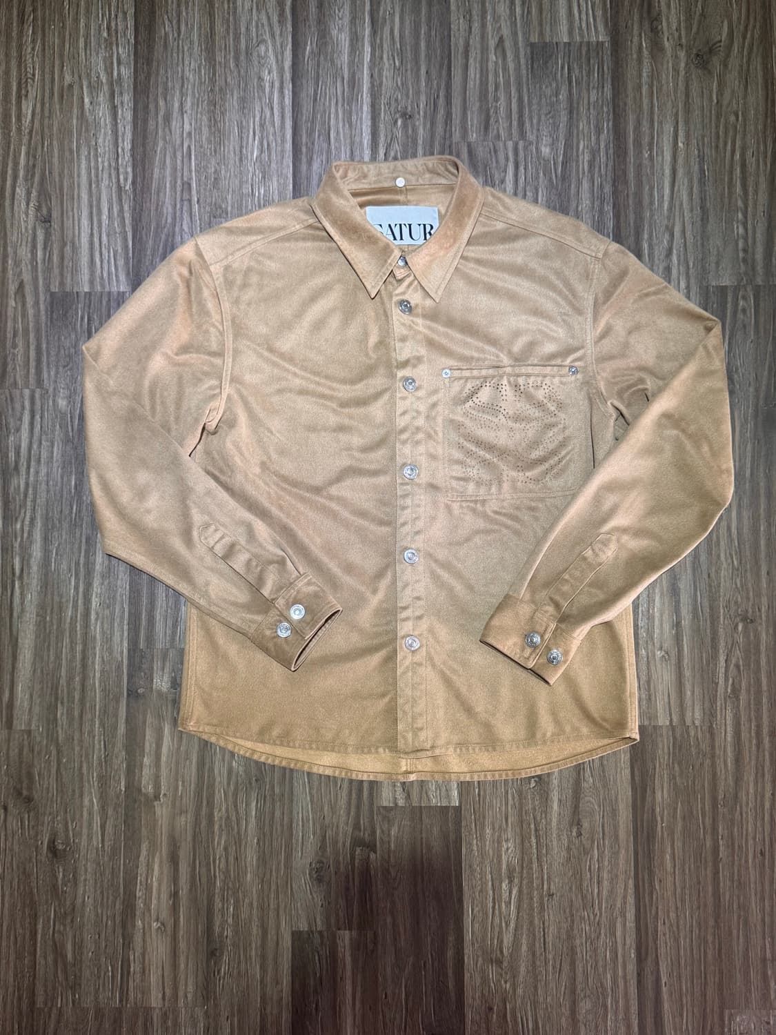 Satur suede western shirts 상품이미지3