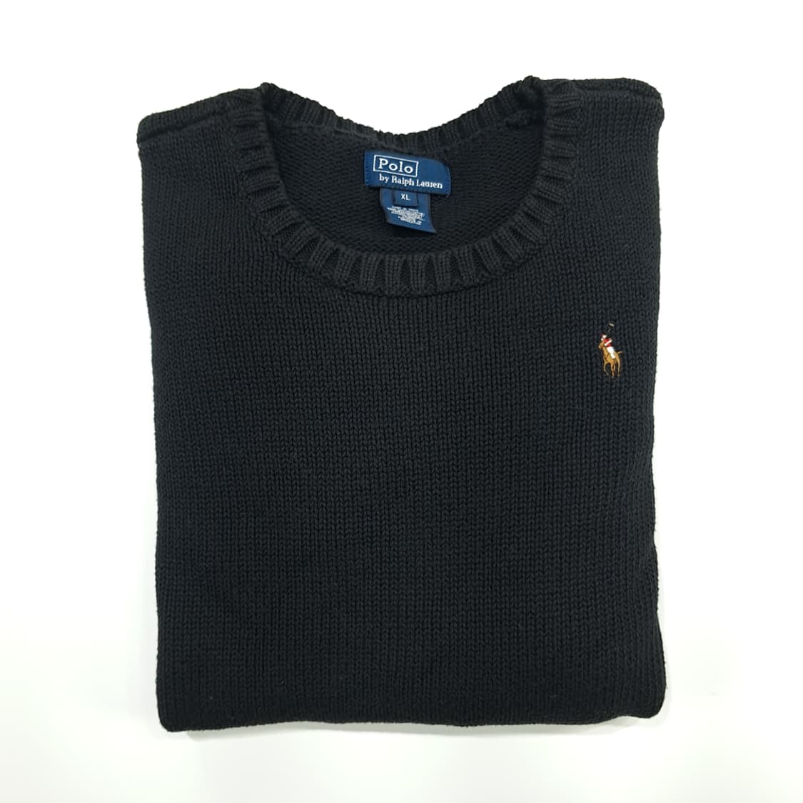 CN654W XL 폴로 랄프로렌 블랙 라운드 긴팔 니트 스웨터 상품이미지9