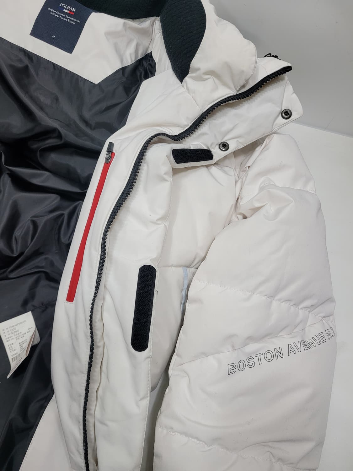 POLHAM 폴햄 구스 다운 롱 패딩 / 남 95 화이트
 상품이미지7
