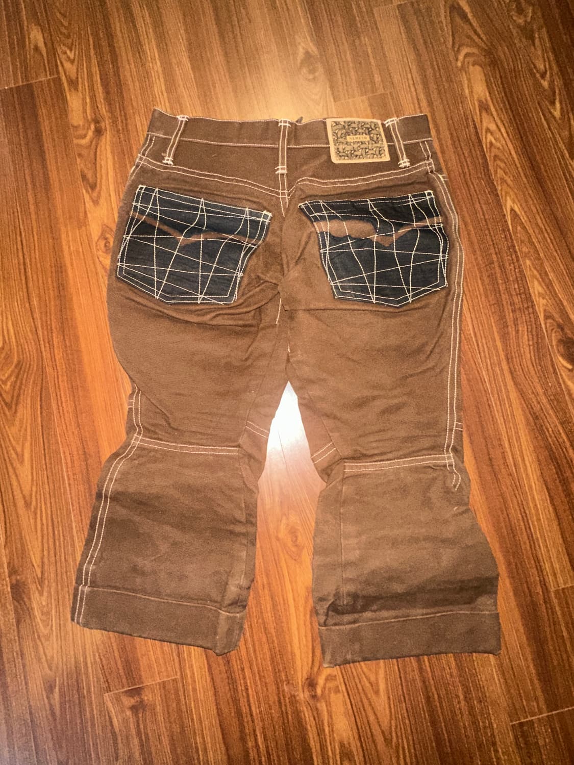 Christopher Nemeth 패치 워크 팬츠 머스타드 상품이미지4