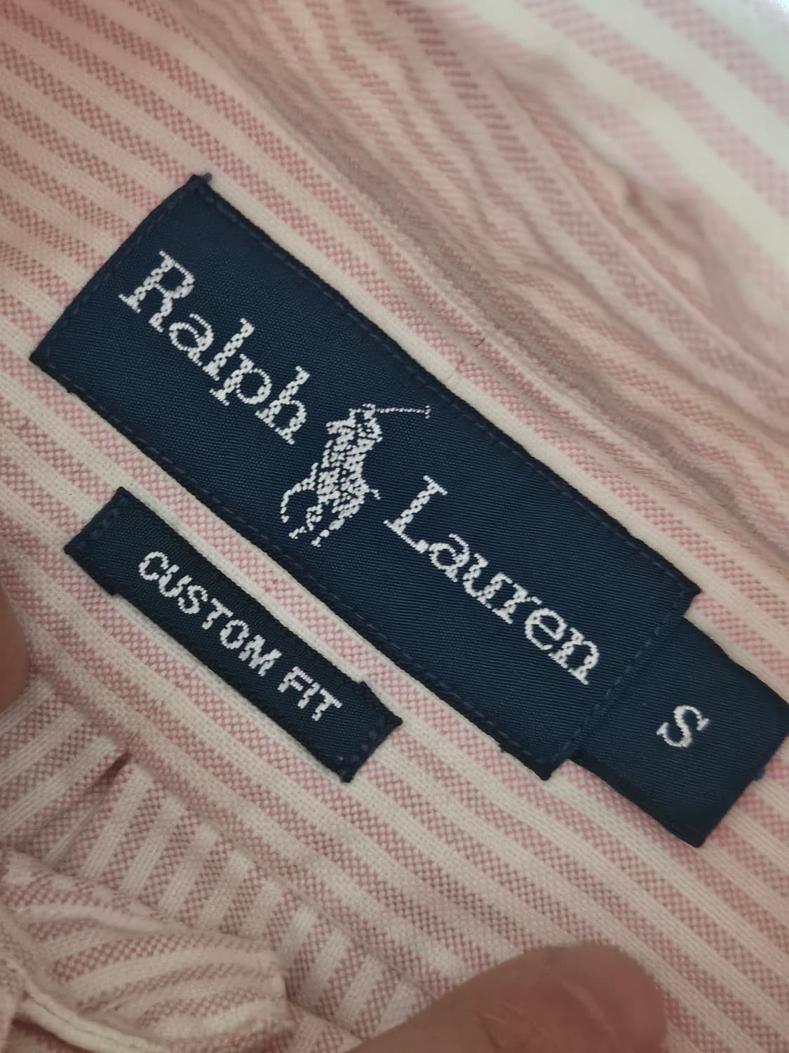 폴로랄프로렌 스트라이프 셔츠 연핑크 S 상품이미지4