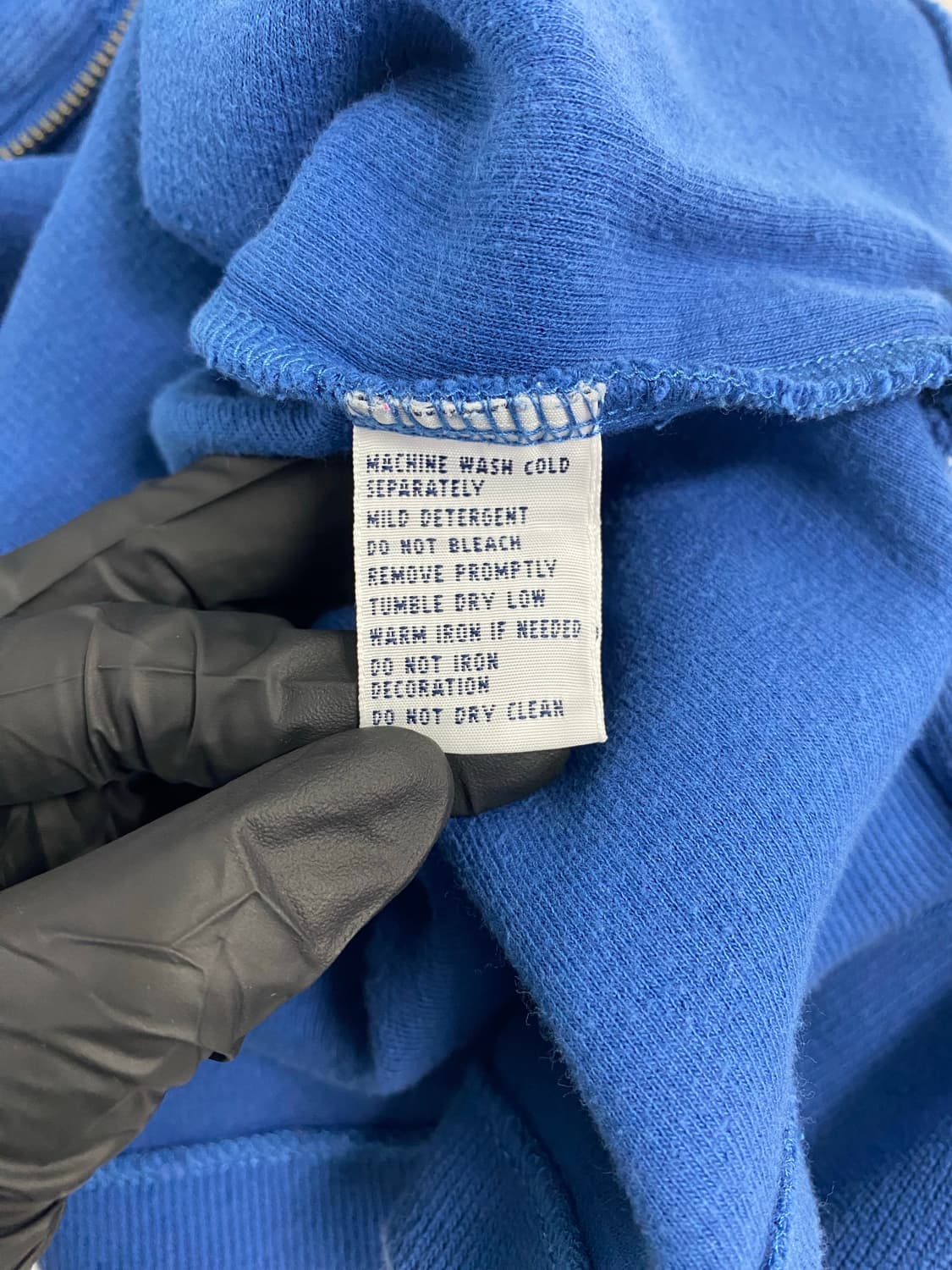 폴로 랄프로렌 블루 하프집업 니트 스웨터 L 상품이미지4