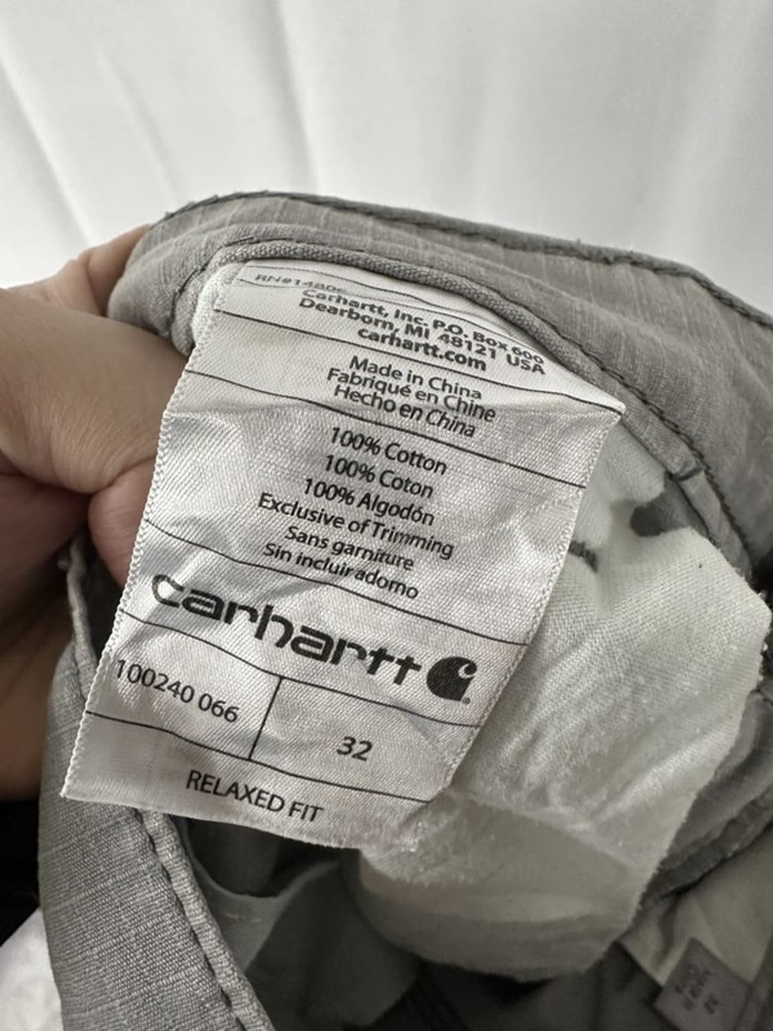 [32] CARHARTT 칼하트 릴렉스핏 코튼쇼츠 상품이미지5