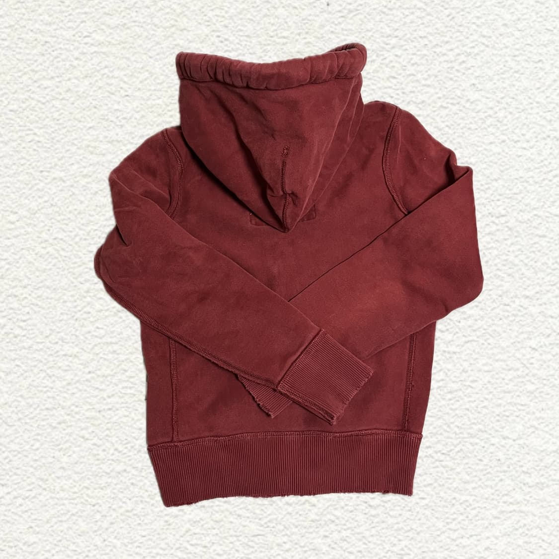 Abercrombie & Fitch 후드집업 S 버건디 상품이미지2