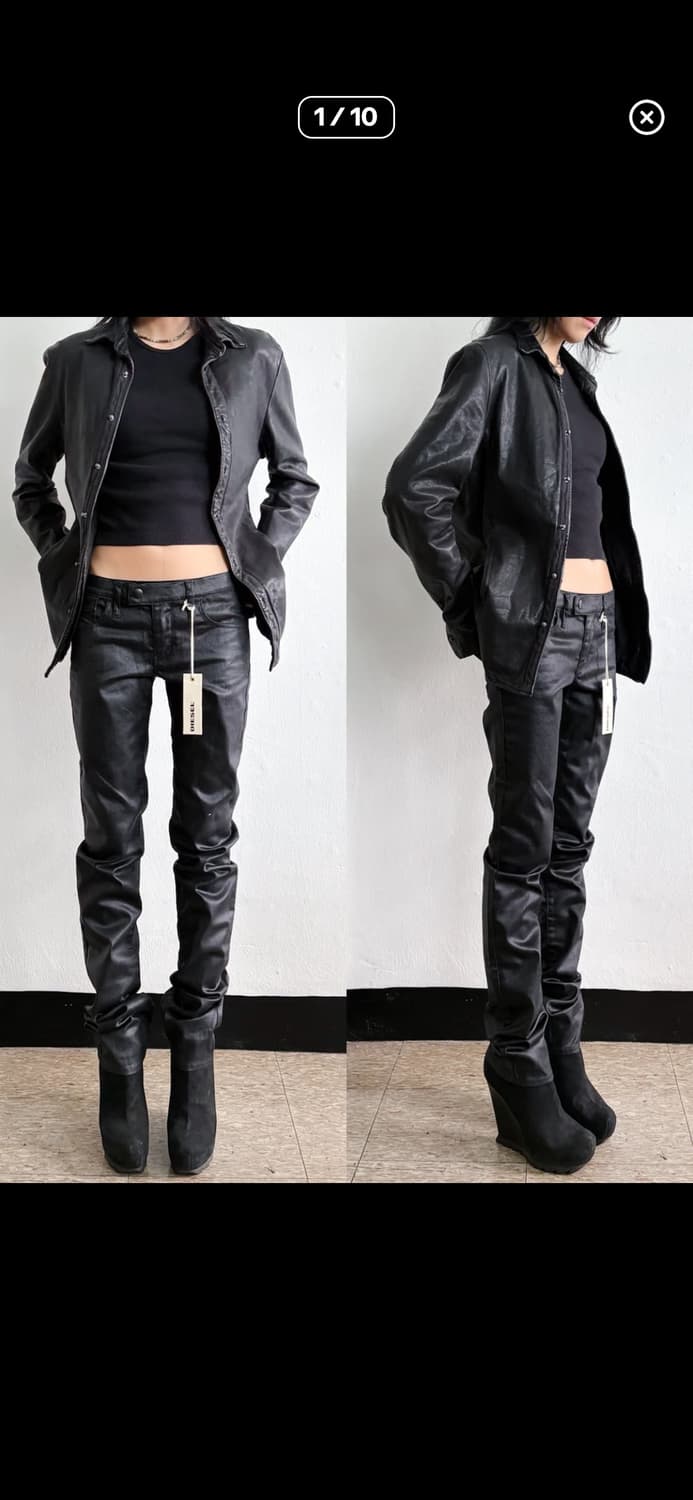 디젤 로우라이즈 코팅진 상품이미지1